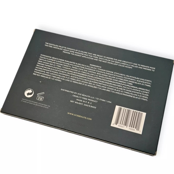Ace Beaute - "Nostalgia Palette" NIB - Picture 4 of 5